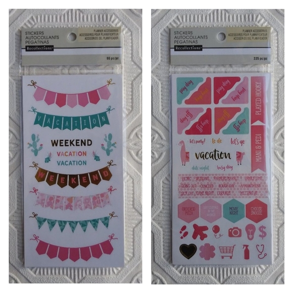 Recollections Planner Stickers 2 pk - Picture 1 of 4